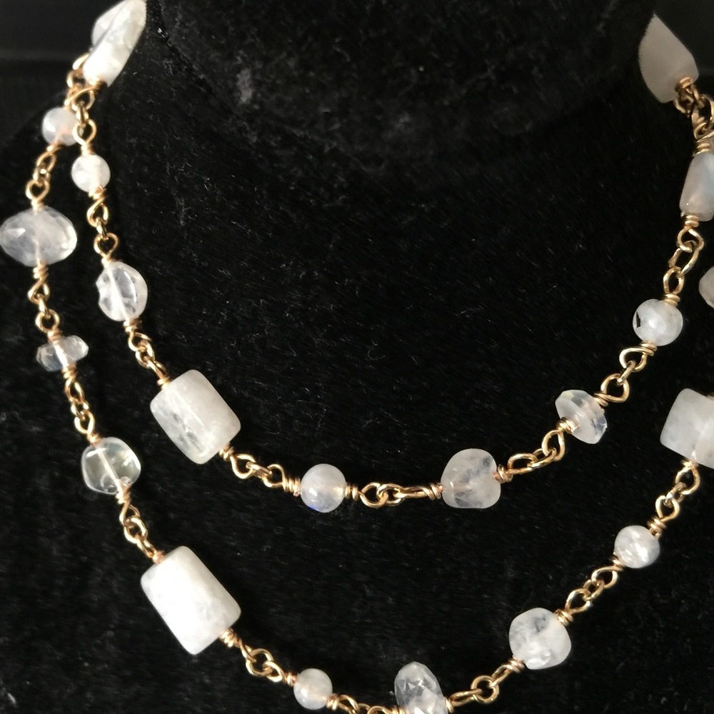 COPY - Rainbow Moonstone Necklace